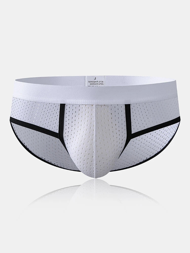 4 Pack Mesh Breathable Supportive Pouch Briefs | Omffiby