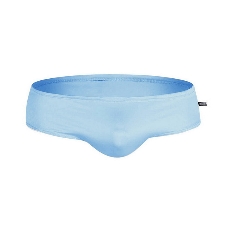 Men Solid Color Sexy Quick Dry Pouch Swim Briefs|Omffiby