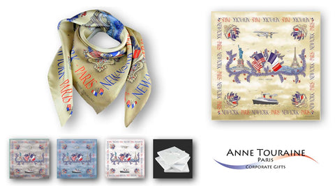 corporate gift ideas for women silk scarves and silk ties by anne touraine usa