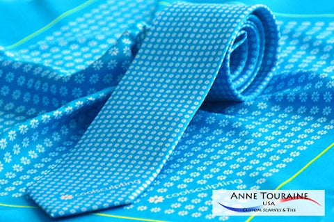 Custom scarves and Ties by ANNE TOURAINE, Inc.