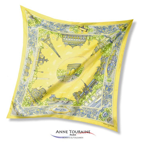 French silk scarves and corporate gifts for women by anne touraine Paris