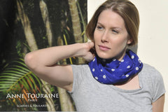 DIY: Turn your regular scarf into an infinity scarf with ANNE TOURAINE Paris™