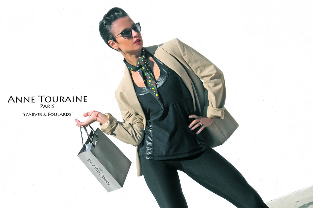  Silk twillies by ANNE TOURAINE Paris™:shopping with elegance!