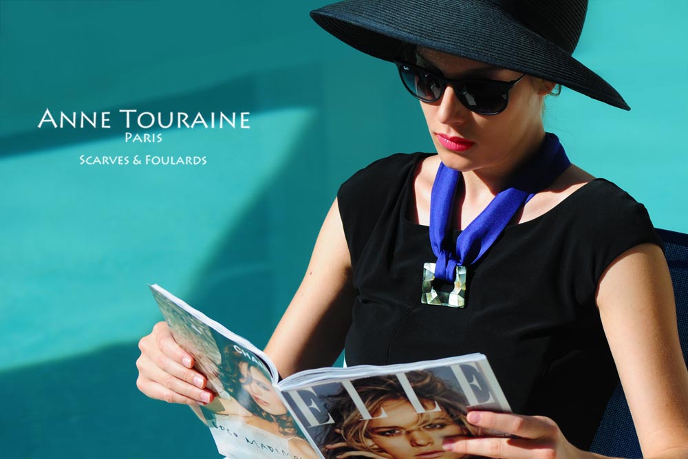 Silk twillies by ANNE TOURAINE Paris™:glamour time!