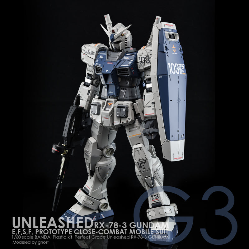 G Rework Custom Decal Pg Unleashed Rx 78 2 Gundam G3 Ver