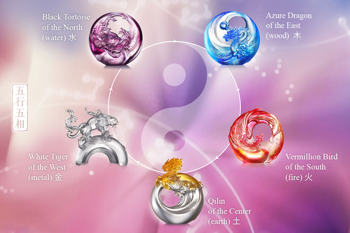5 Elements Crystal Artwork