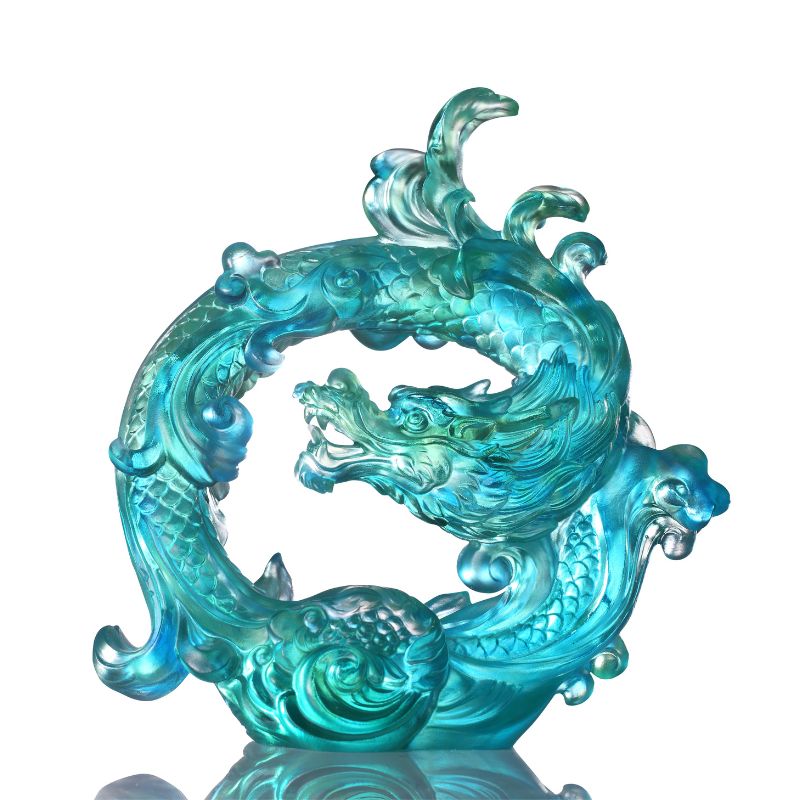 LIULI Blue Crystal Art