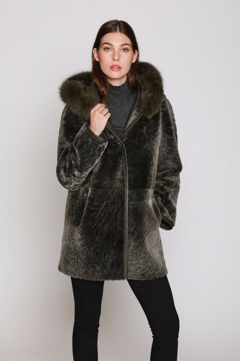 herliptoConvertible Faux Fur Tippet Coat fastfitnessandtherapy.com