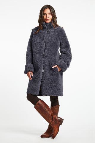 Reversible shearling coat #7271 - Blue Duck Shearling