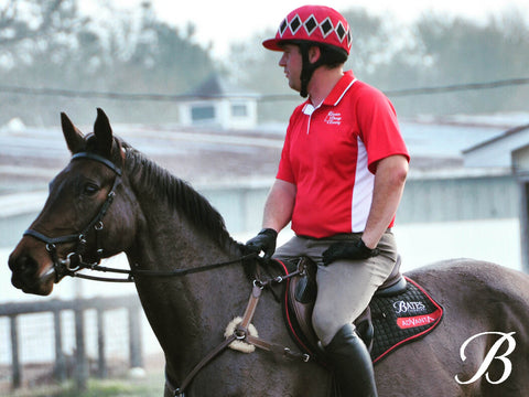 David with his favourite saddle - the Bates Advanta!