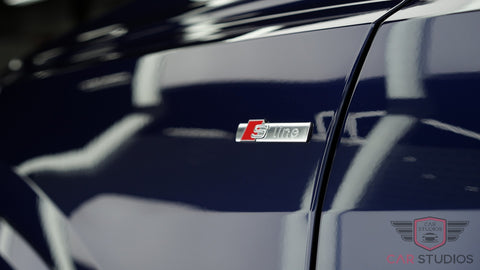 audi s line badge 