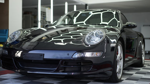 front view of porsche carrera 4s