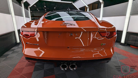 2016 Jaguar F-Type in Orange Boot