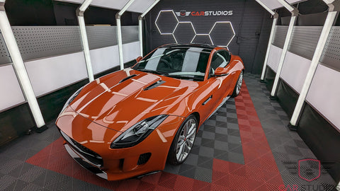 2016 Jaguar F-Type in Orange Side Right