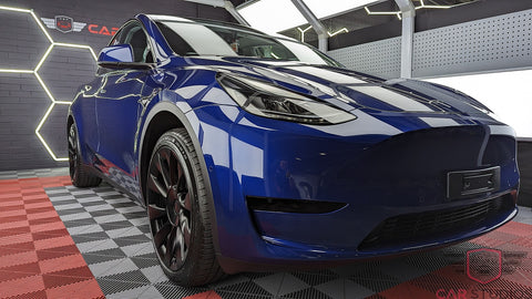 2023 Tesla Model Y / Blue Grille