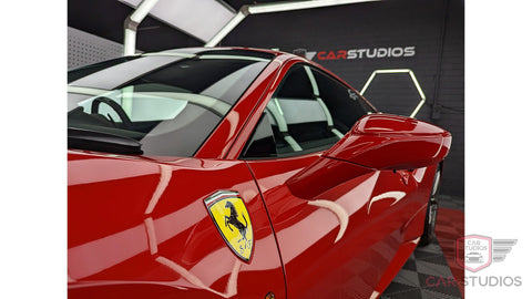 Ferrari logo on 488 GTB
