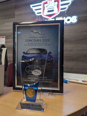 Trophy on Carstudios Desk