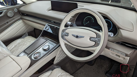 2023 Genesis GV80 Black / Beige Interior