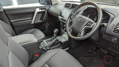 2023 Toyota Land Cruiser Prado / Black Front Interior