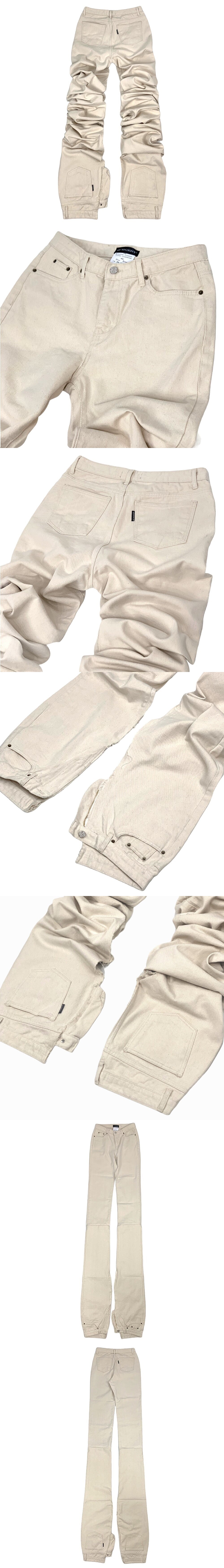 SURGERY] FW 22 long length double jeans 'ivory' – SellerWork
