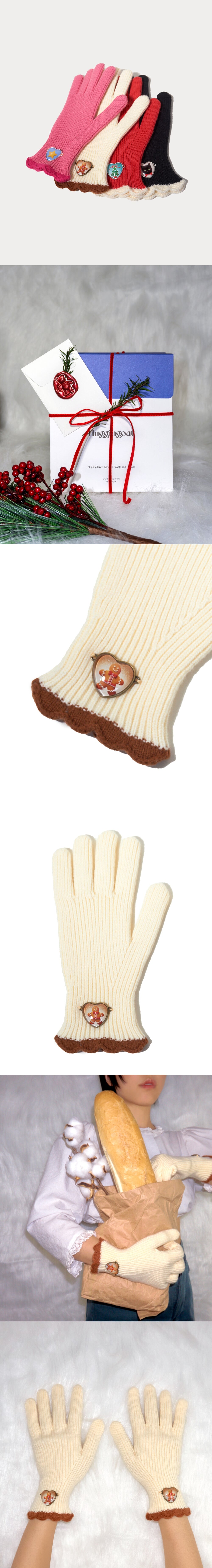 PENDANT TOUCH GLOVES_IVORY