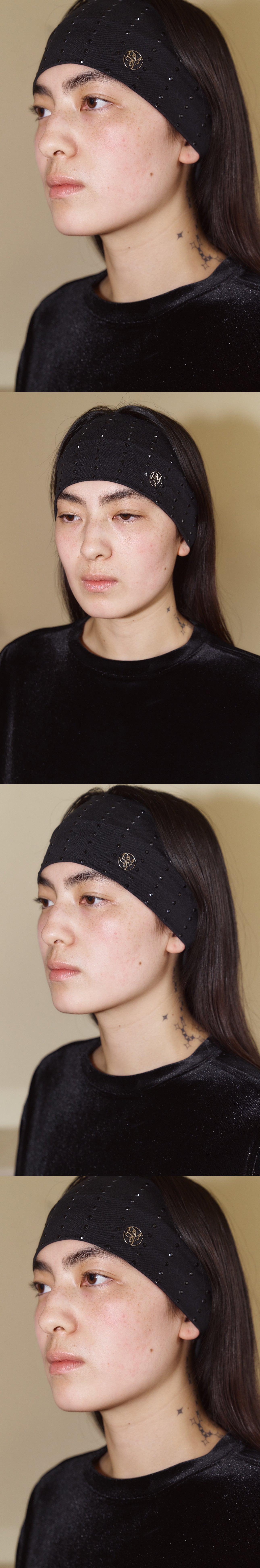 HOTFIX HAIR BAND / BLACK