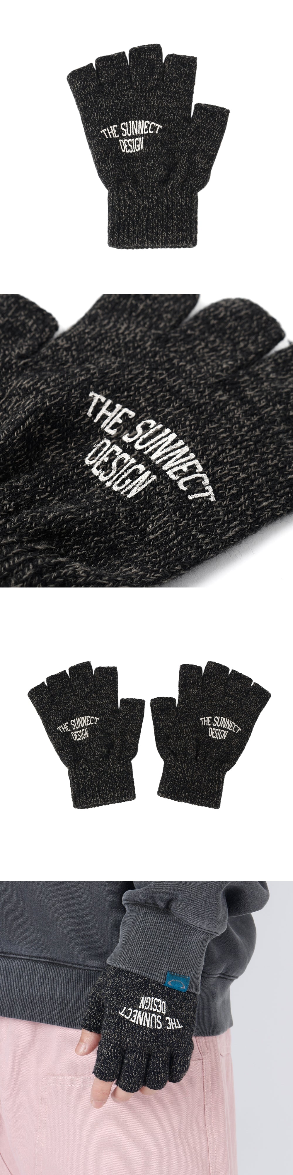 Bulge Logo Gloves - Charcoal