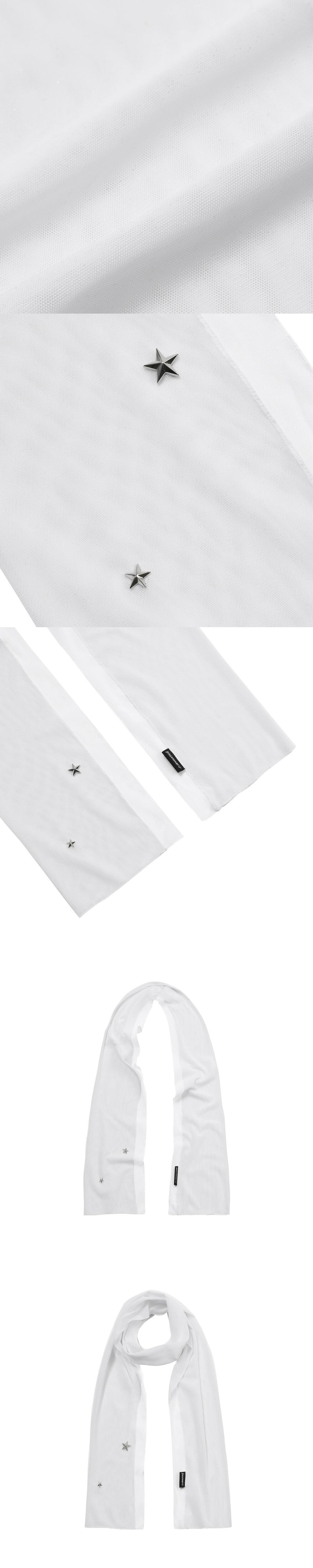 [limited] Twinkle star scarf (white)