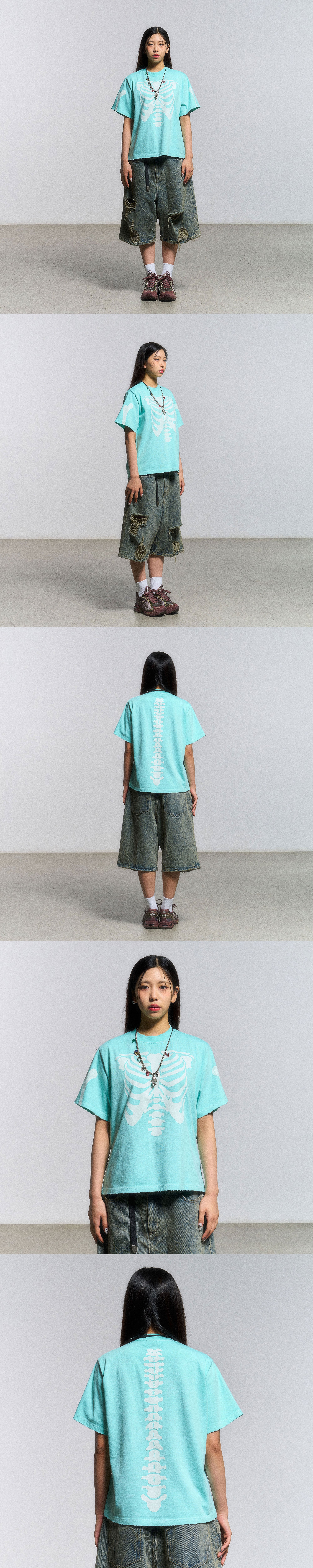 RIB CAGE T SHIRT_MINT