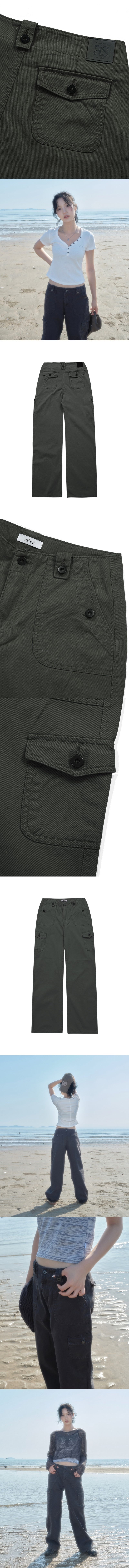 JED CARGO PANTS / CHARCOAL