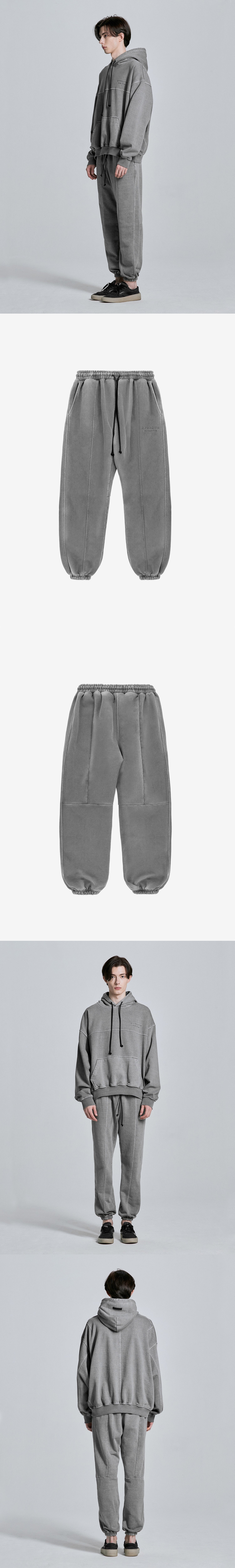 Washed Sweatpants - Grey