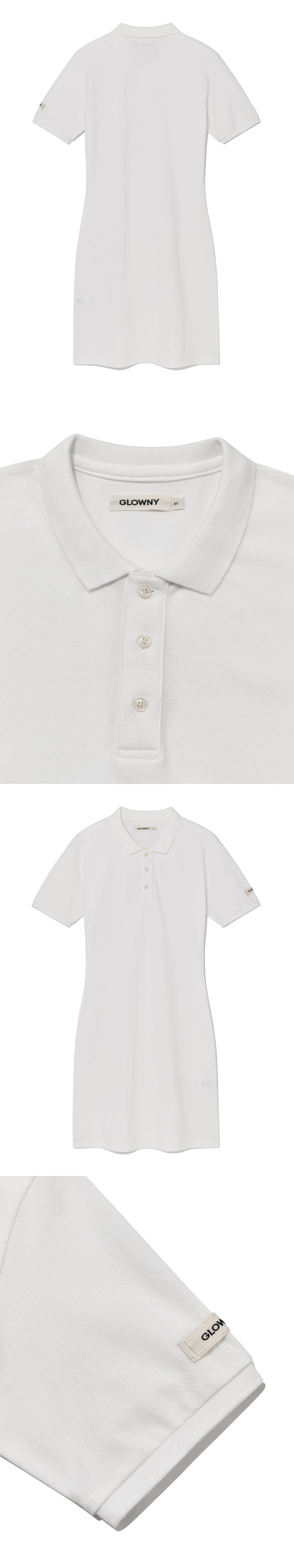 HERITAGE POLO DRESS (WHITE)