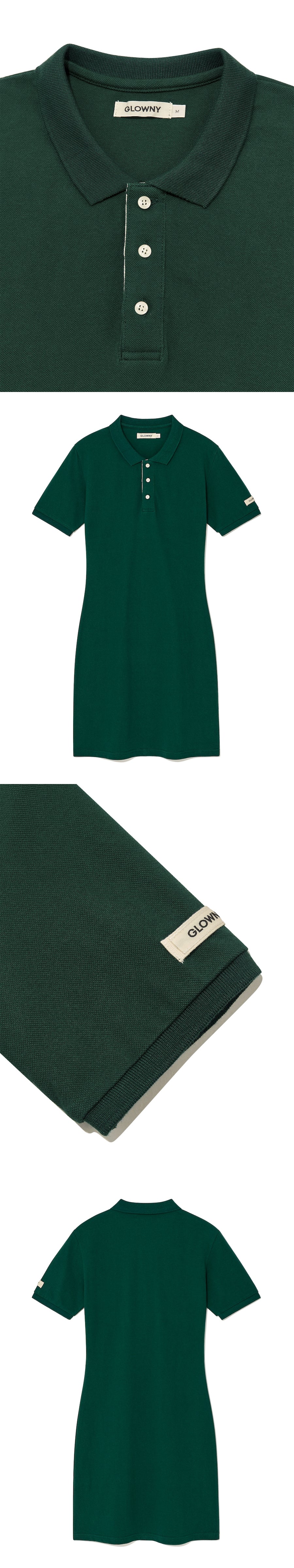 HERITAGE POLO DRESS (GREEN)