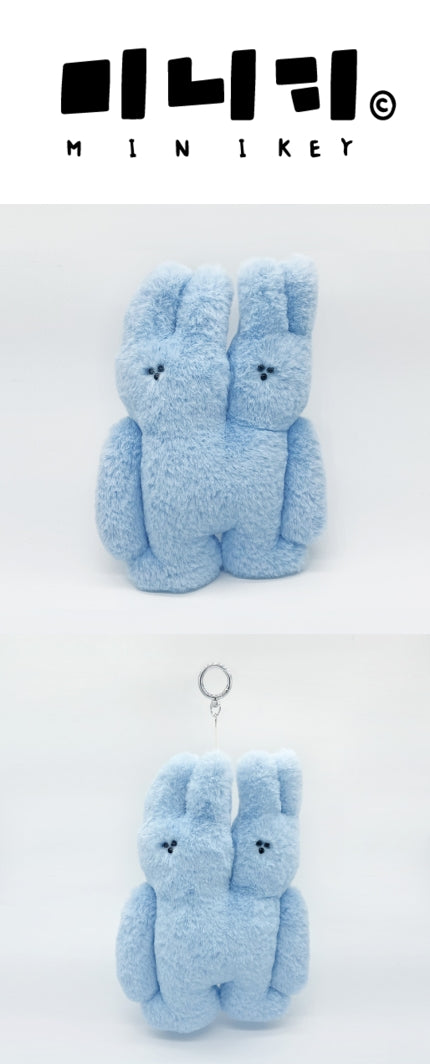 Rabbit Duo (blue)