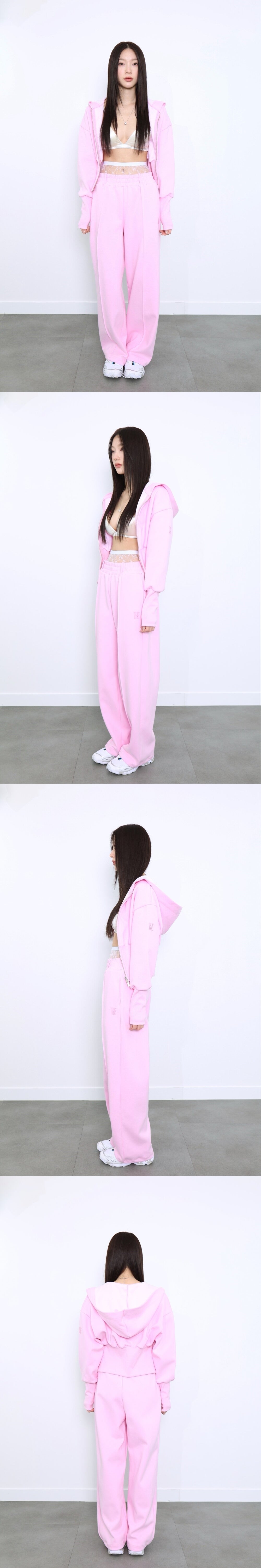 butter line tracksuits pink