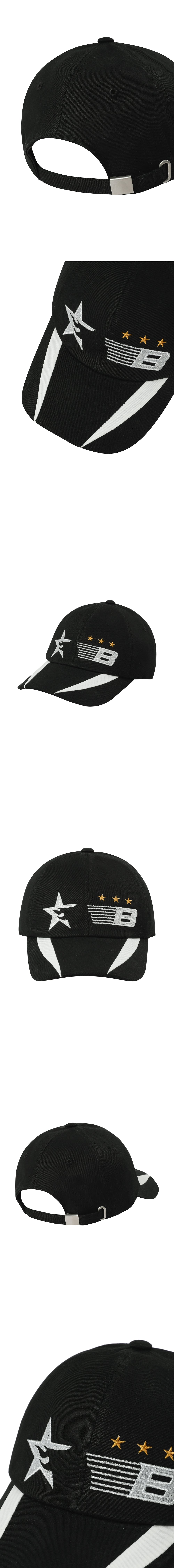 B Star Racing Ball Cap (Black)