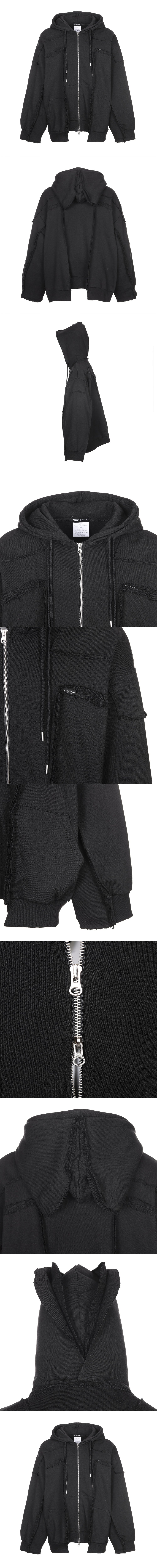 [SURGERY] Winter 23 surgery remake over pigment hood jacket 'black'