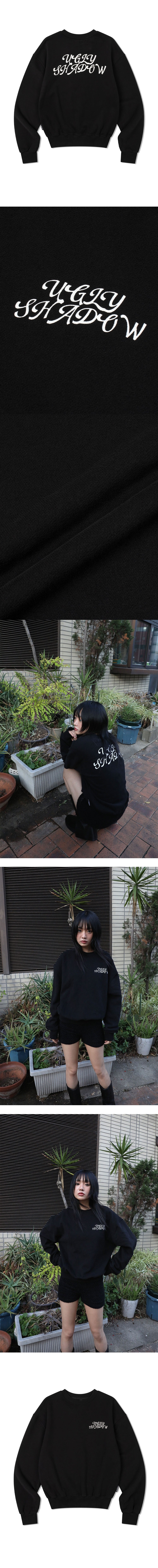 US CREWNECK SWEATSHIRT(BLACK)