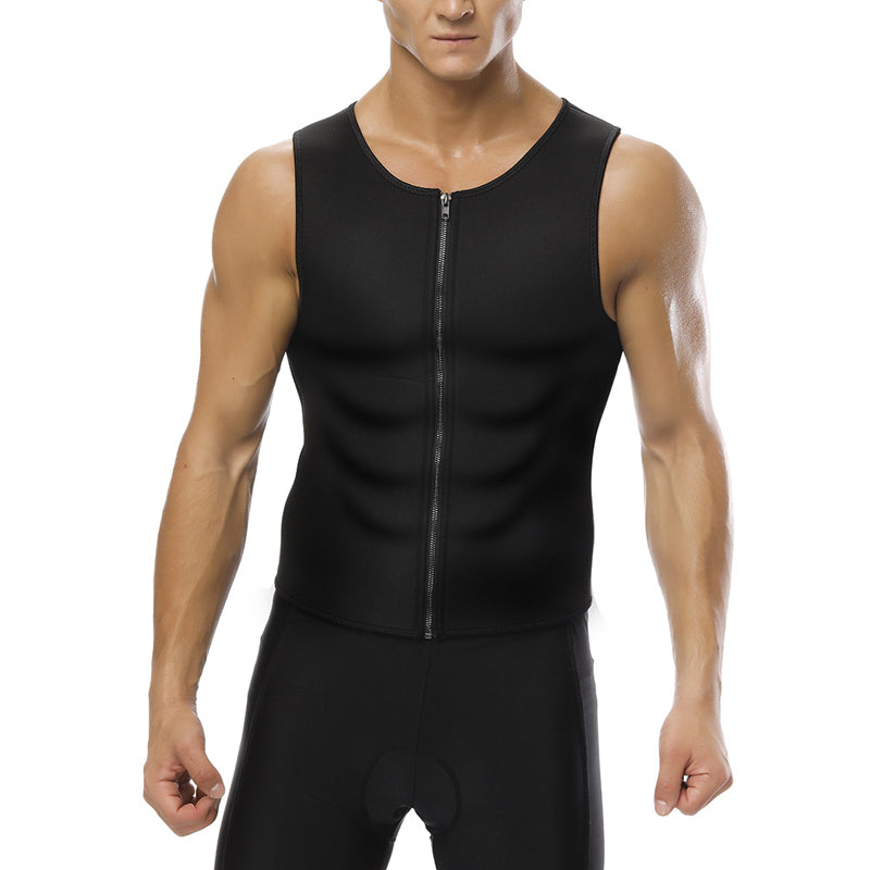Hot Shapers Zipper Rubber Vest Men's Item – Chicive