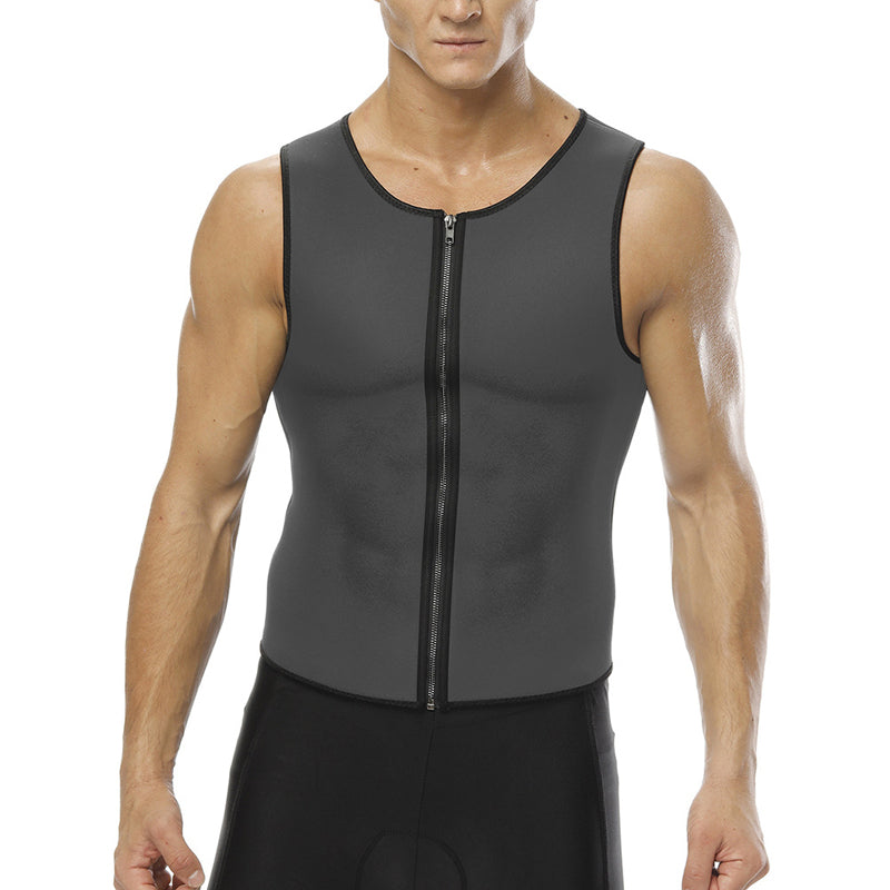 Hot Shapers Zipper Rubber Vest Men's Item – Chicive