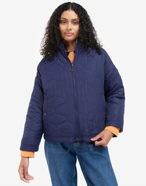 BARBOUR Printed Reversible Apia Quilted Jacket | Visual Impact