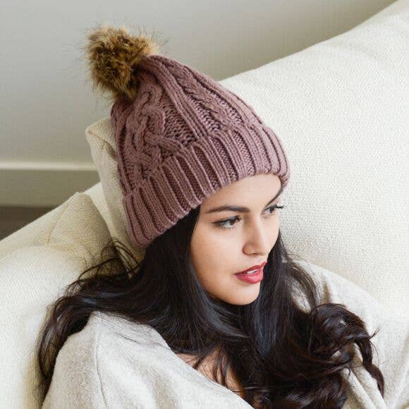 Chalet Fairisle Pom Beanie