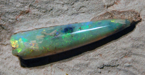 Image of opalized belemnite