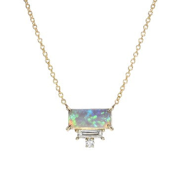 Lucidity Crystal Opal Necklace