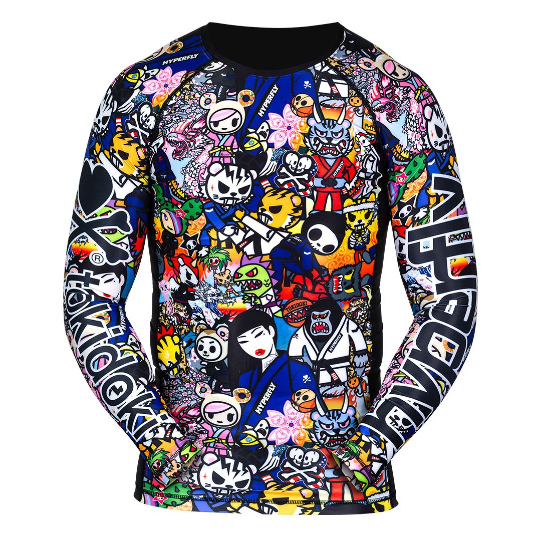 Hyperfly + tokidoki Long Sleeve Rash Guard (Backorder)