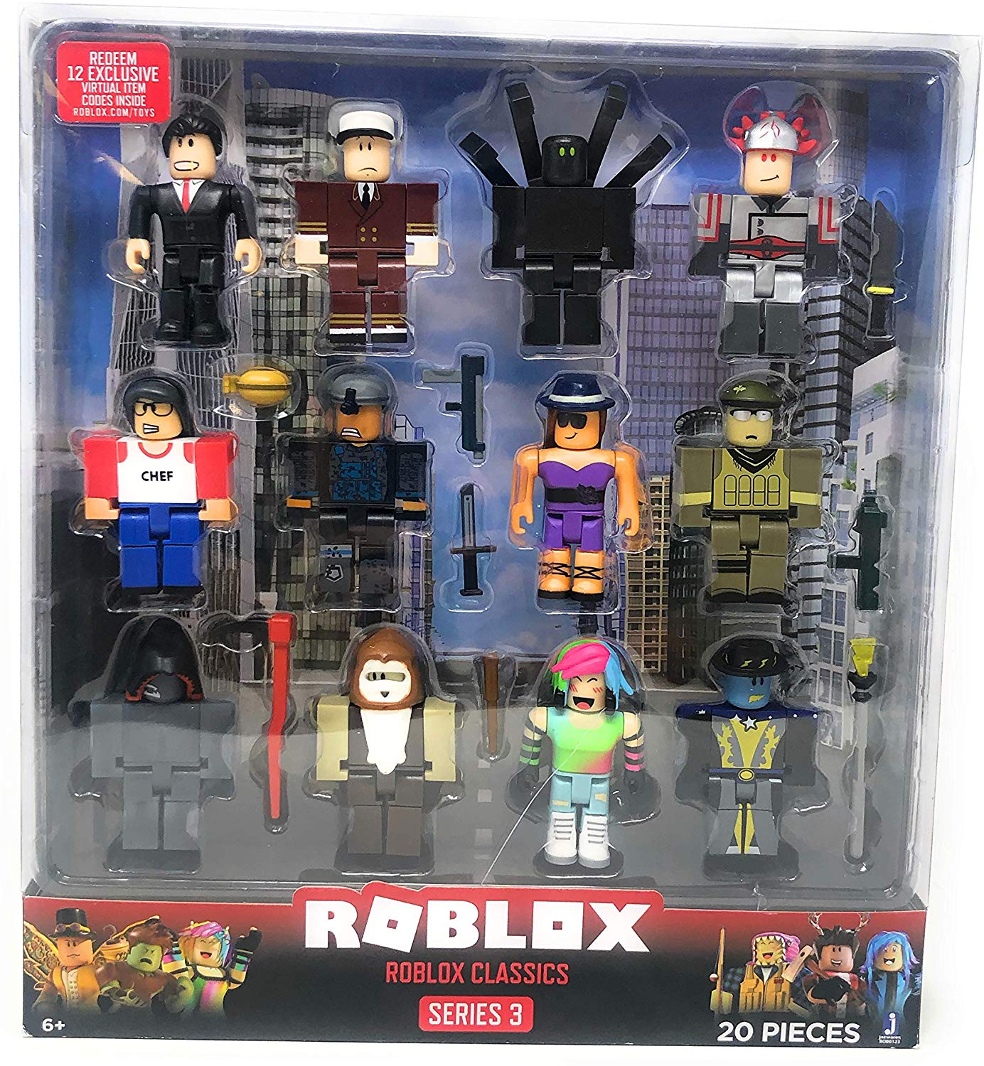 Roblox Series 3 Roblox Classics 20 Piece Set Bargain Box - prisman roblox toy