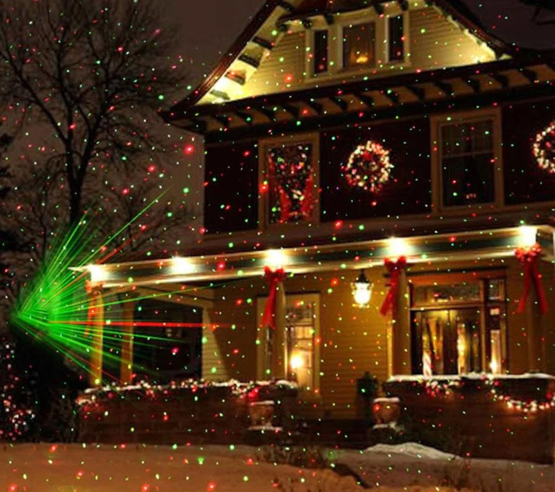 star shower outdoor laser christmas light projector