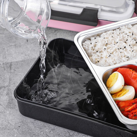 Stainless Steel Japanese Bento Lunch Box  Thermal Insulated Food Cont –  Prime Stash