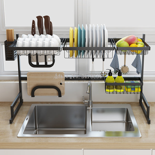 Foldable Dish Drying Rack Drainer Kitchen Organizer – Prime Stash