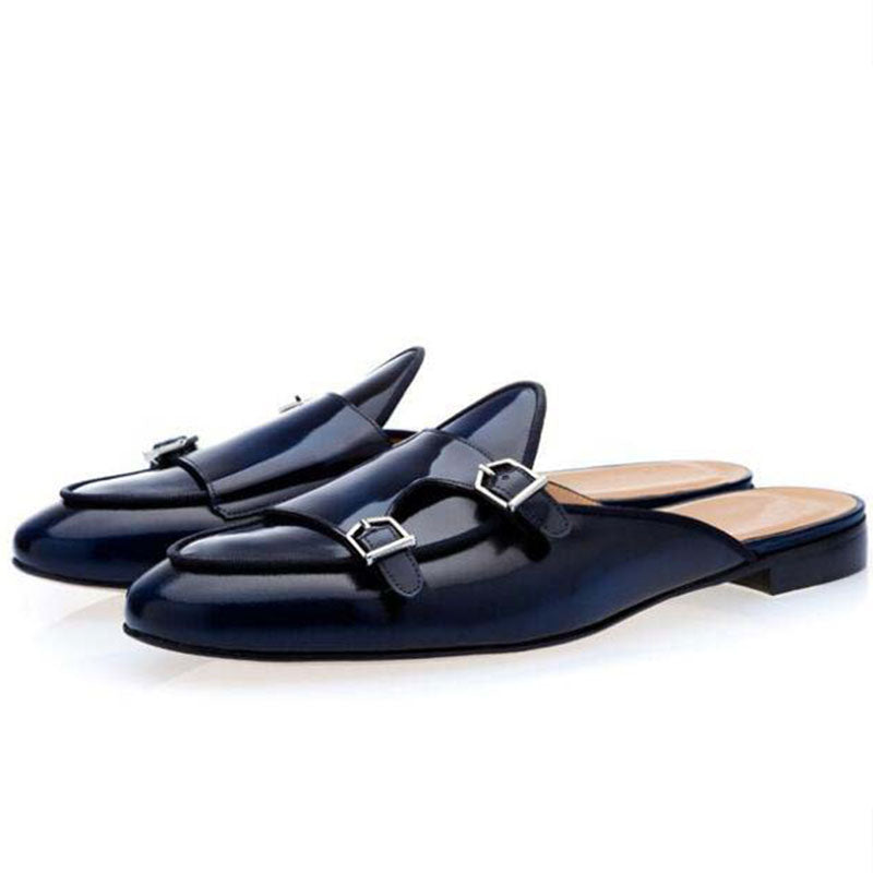 navy blue casual sandals